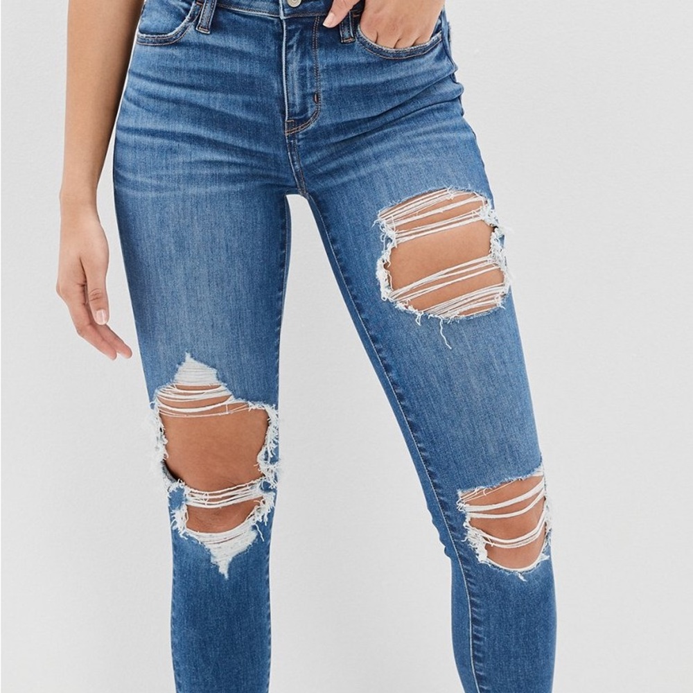 American Eagle high-rise jeggings. Size 14 short. Brand new, with tags.